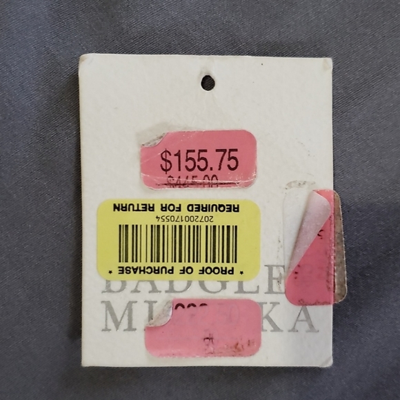 Badgley Mischka black studded purse - Picture 7 of 8